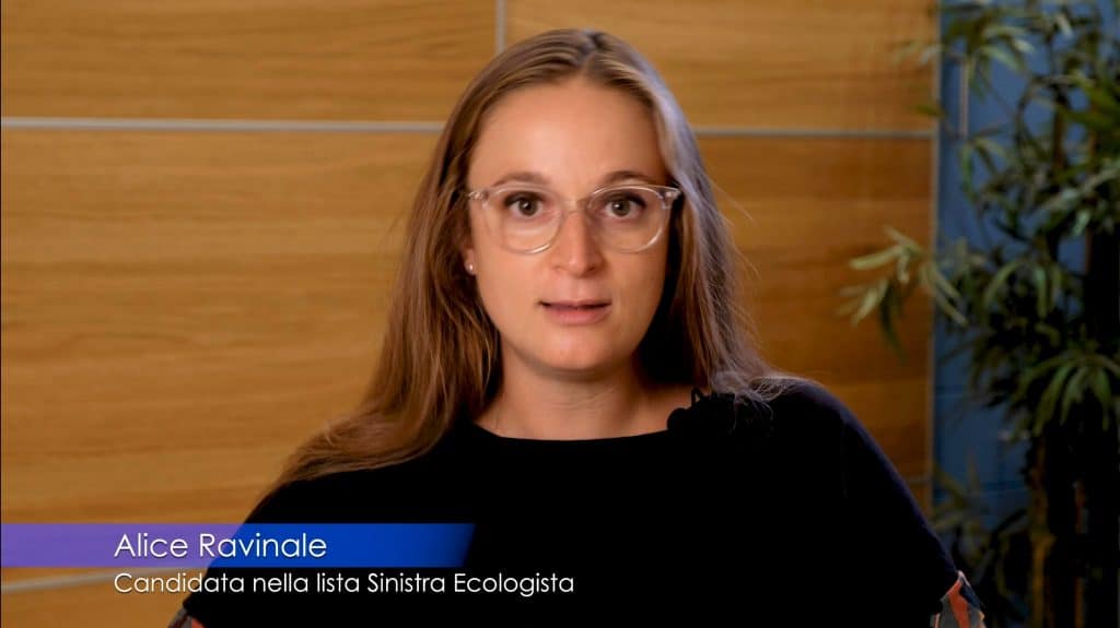 Alice Ravinale, candidata Sinistra Ecologista